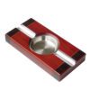 Two Cigar High Gloss Cherry Ashtray