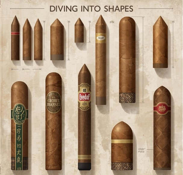 Diving in cigar shapes